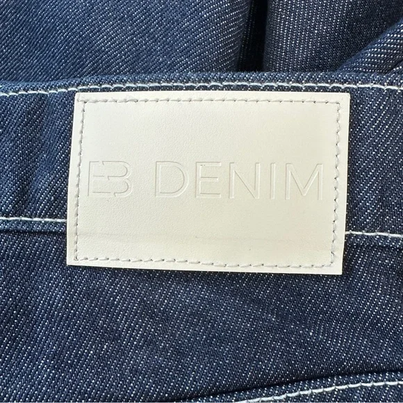 EB Denim High Rise Straight Jeans in Midnight Size 26 NWOT - Picture 10 of 13